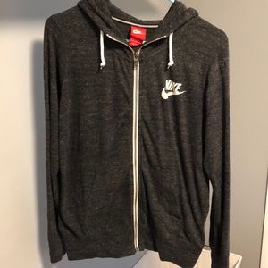 Nike zip up hoodie size large